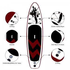 Kırmızı Şimşek Desenli SUP